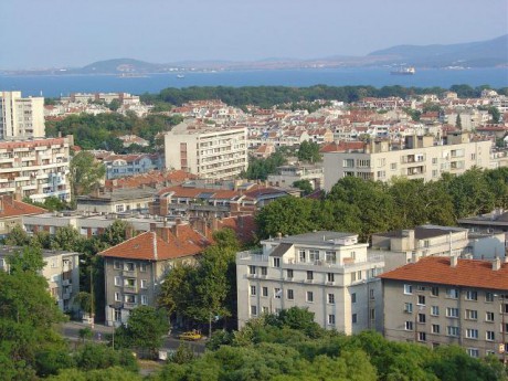 Letecký pohľad na mesto