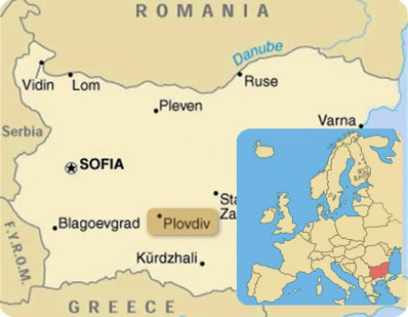 Poloha Plovdivu na mape
